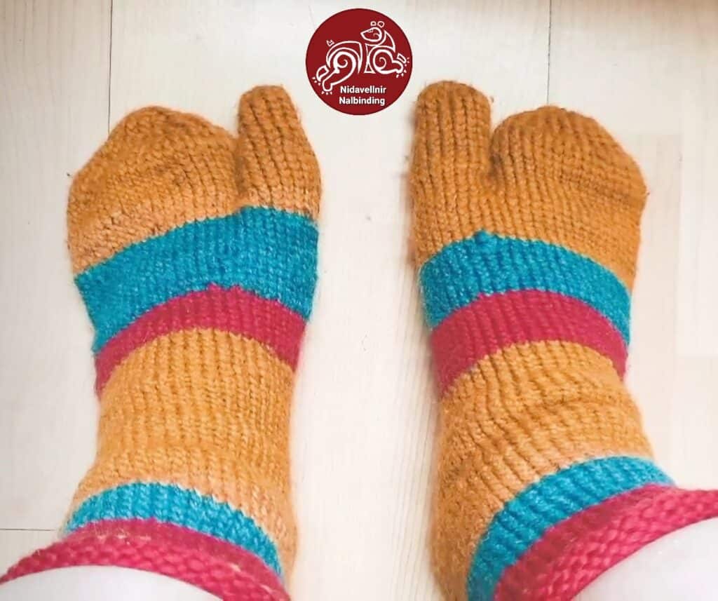 Coptic strippy Romano-Egyptian Socks